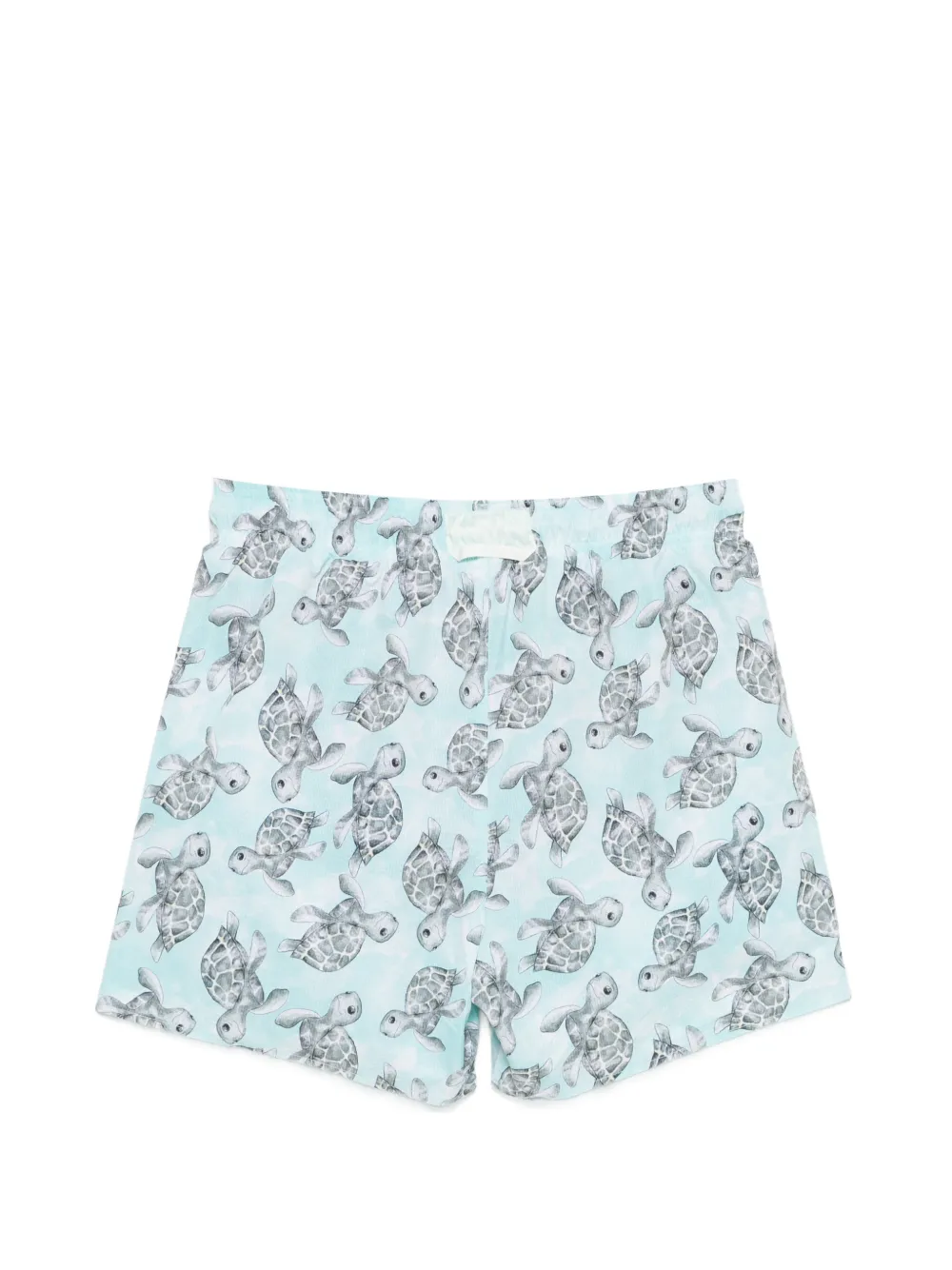 Emporio Armani Zwembroek met schildpadprint Blauw
