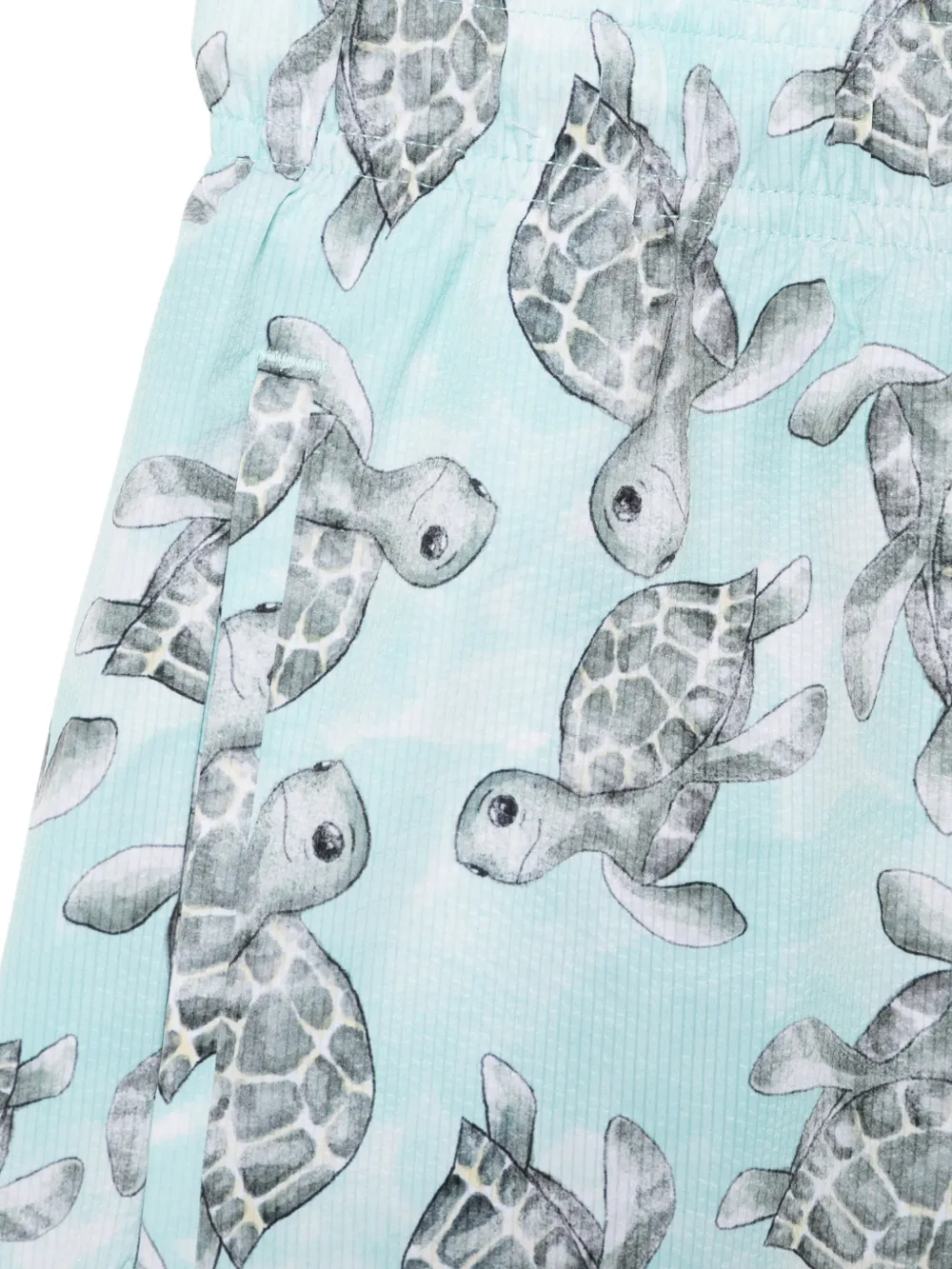 Emporio Armani Zwembroek met schildpadprint Blauw