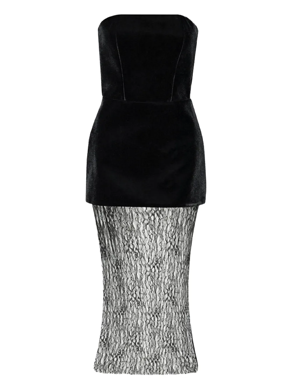 Vestiaire d'un Oiseau Libre robe à coupe mi-longue | noir | Image 1