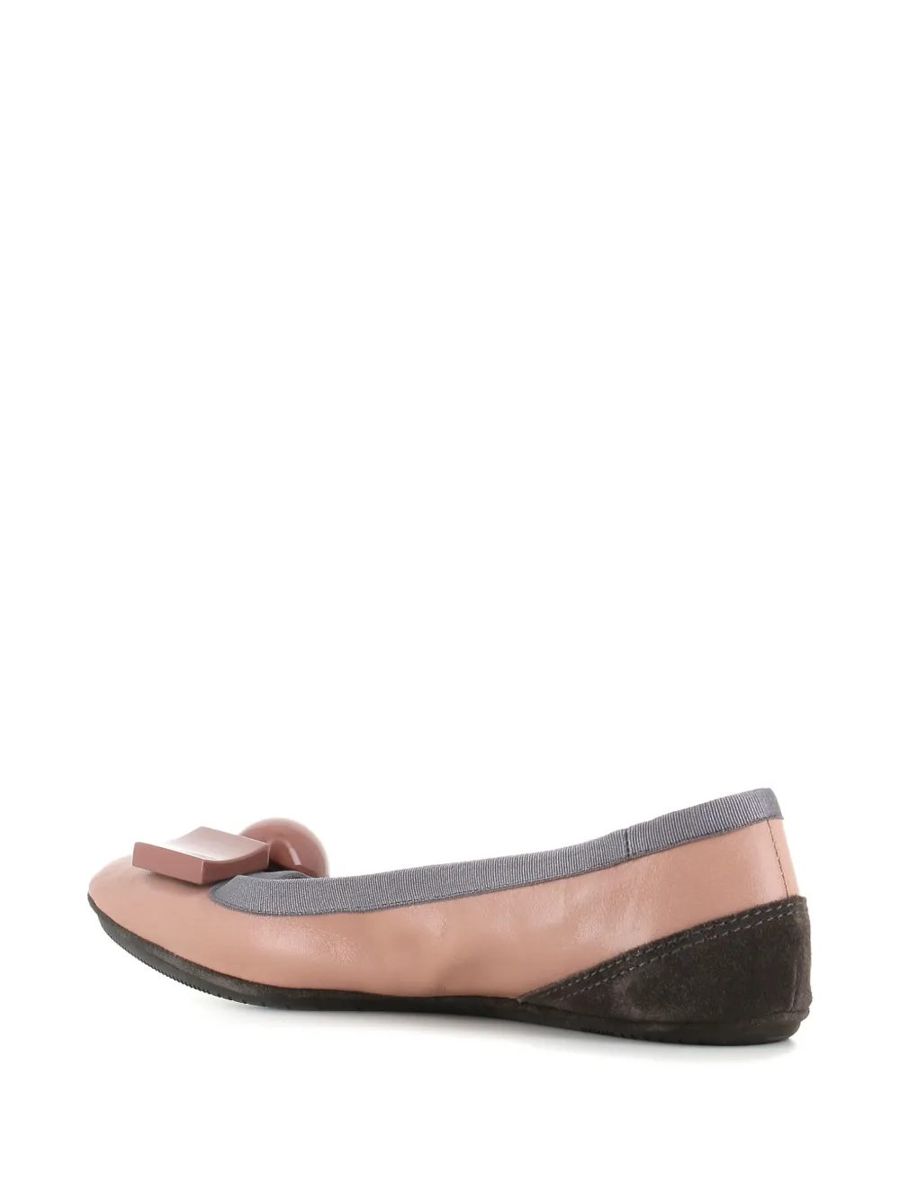 Dove Nuotano Gli Squali Ballerina's met rond detail Roze