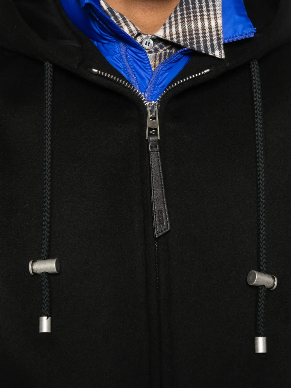 LOEWE フーデッド コート | ブラック | FARFETCH JP