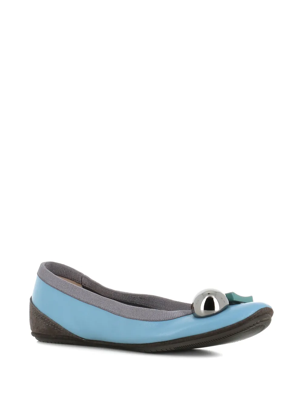 Dove Nuotano Gli Squali beckybBall detail ballet flats - Blauw