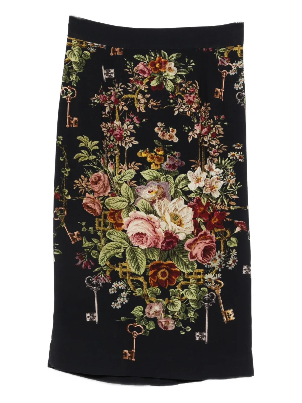 Dolce & Gabbana Pre-Owned printed skirt - Nero