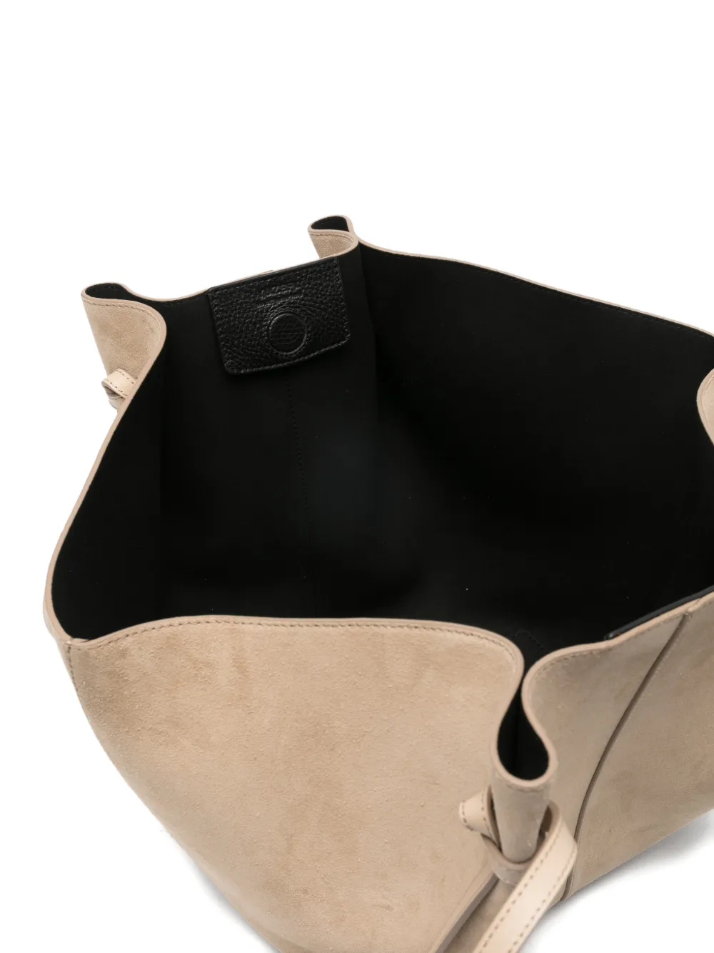 Yuzefi Mochi suède schoudertas Beige
