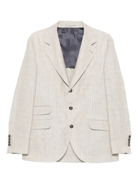 Brunello Cucinelli stripe-pattern blazer