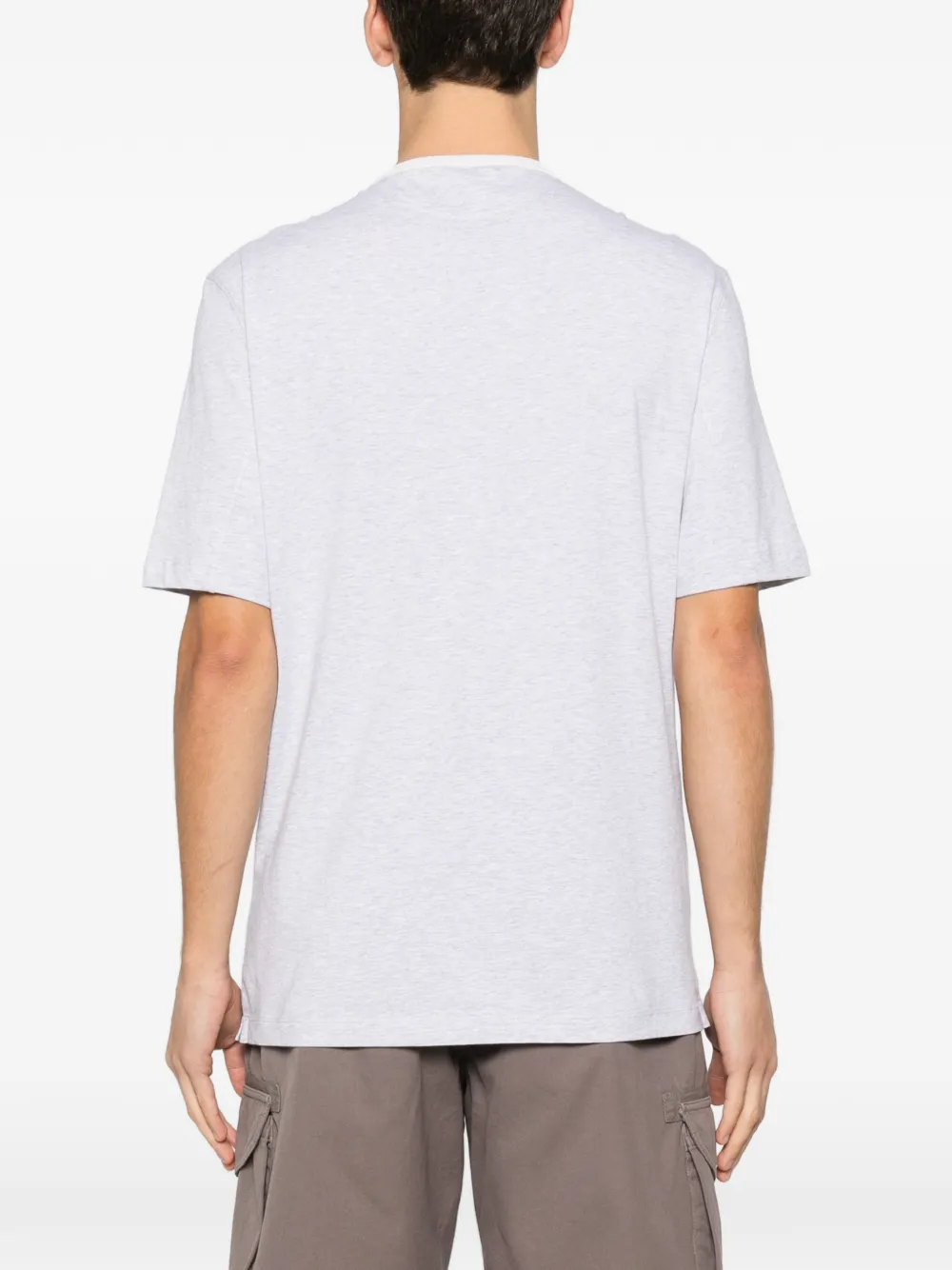 Brunello Cucinelli T-shirt met ronde hals Grijs