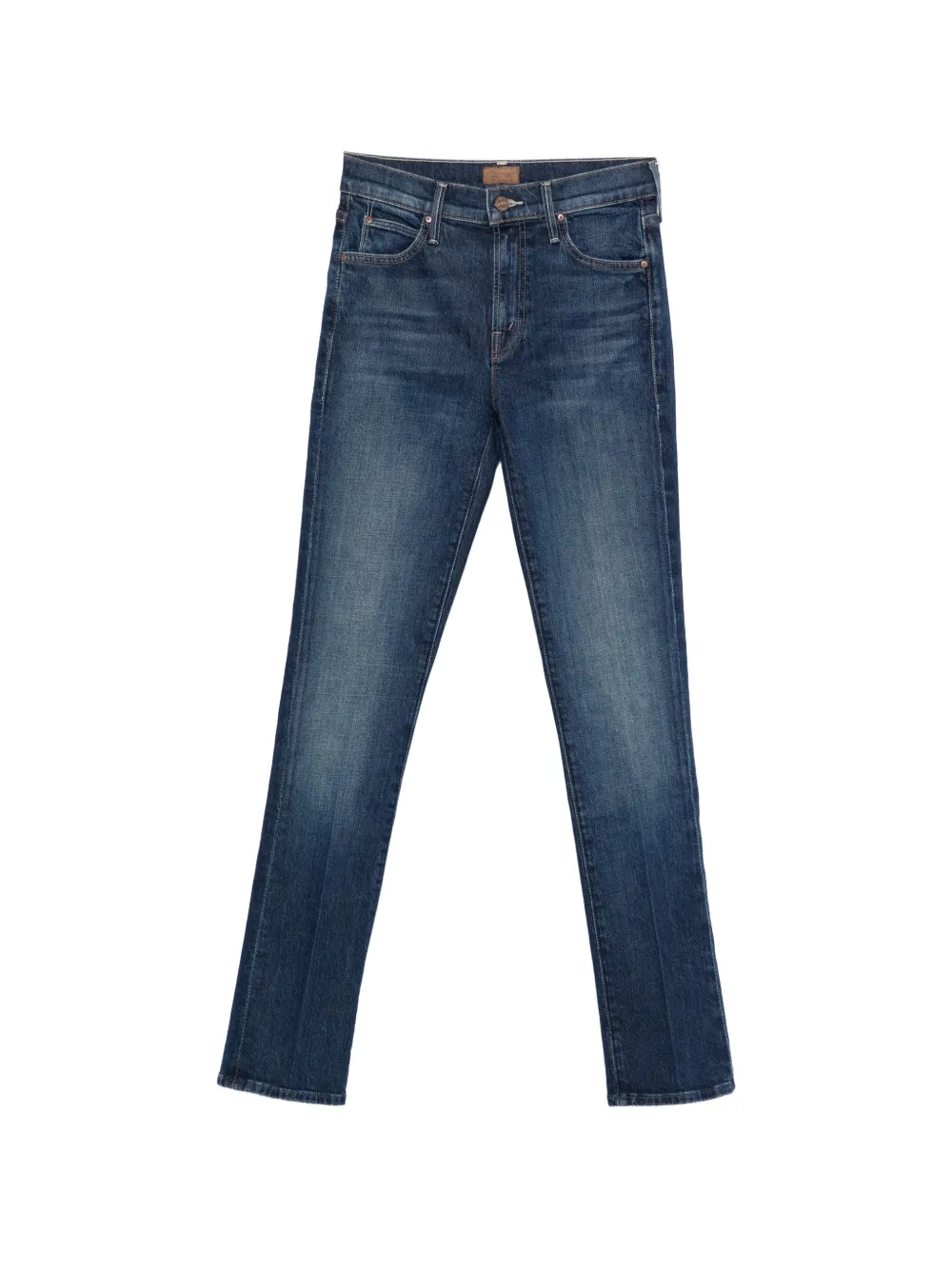 MOTHER The Rascal Skimp straight-leg jeans - Blu