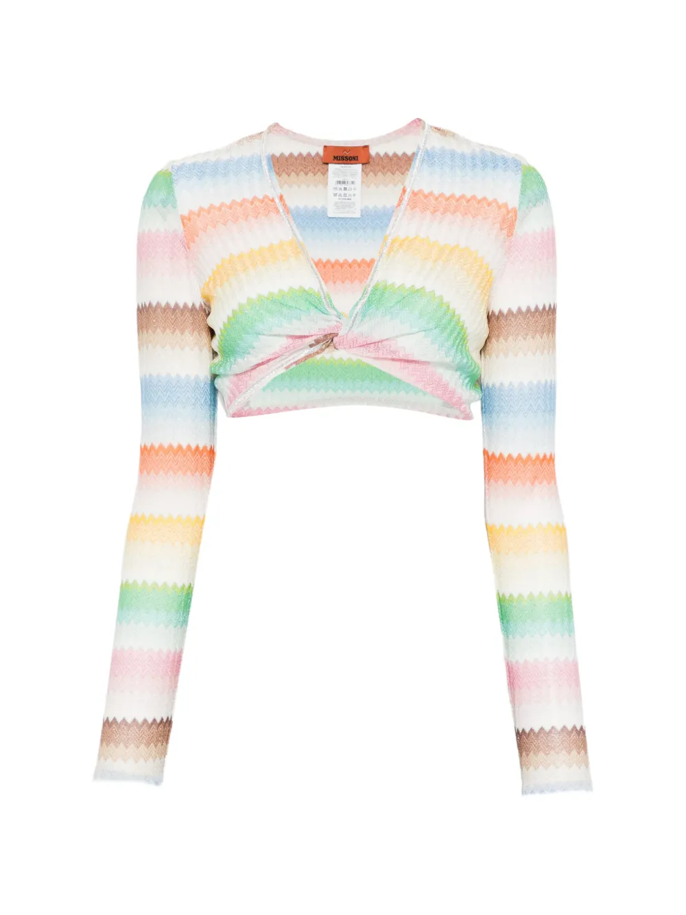 Missoni long-sleeve top - Bianco