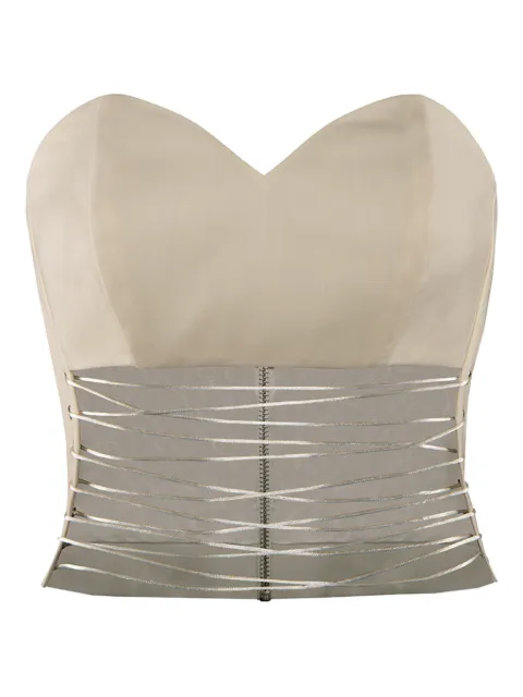 Vestiaire d'un Oiseau Libre lace-up corset top