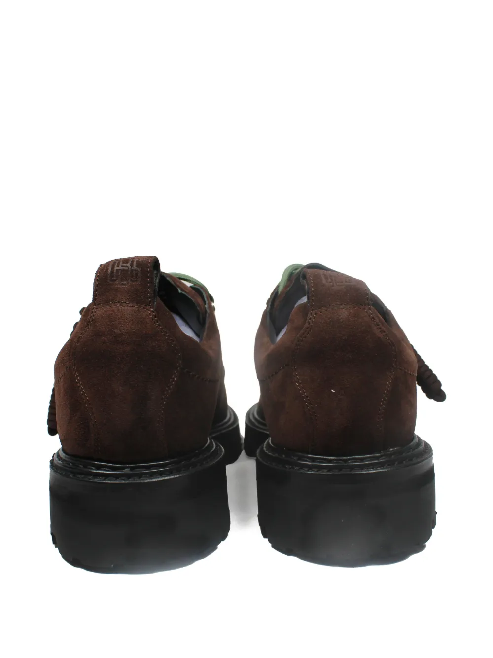 G.h. Bass & Co. Lug-sole Lace-up Derby Shoes In Brown