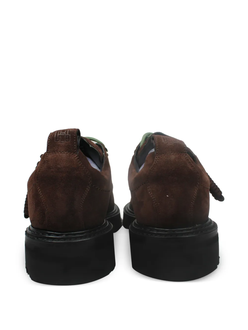 G.H.Bass Derby veterschoenen met chunky zool Bruin