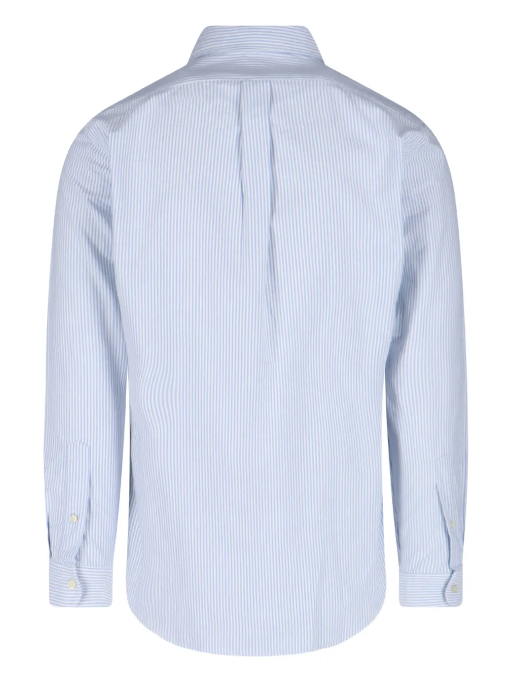 Polo Ralph Lauren logo-embroidered shirt - Blauw