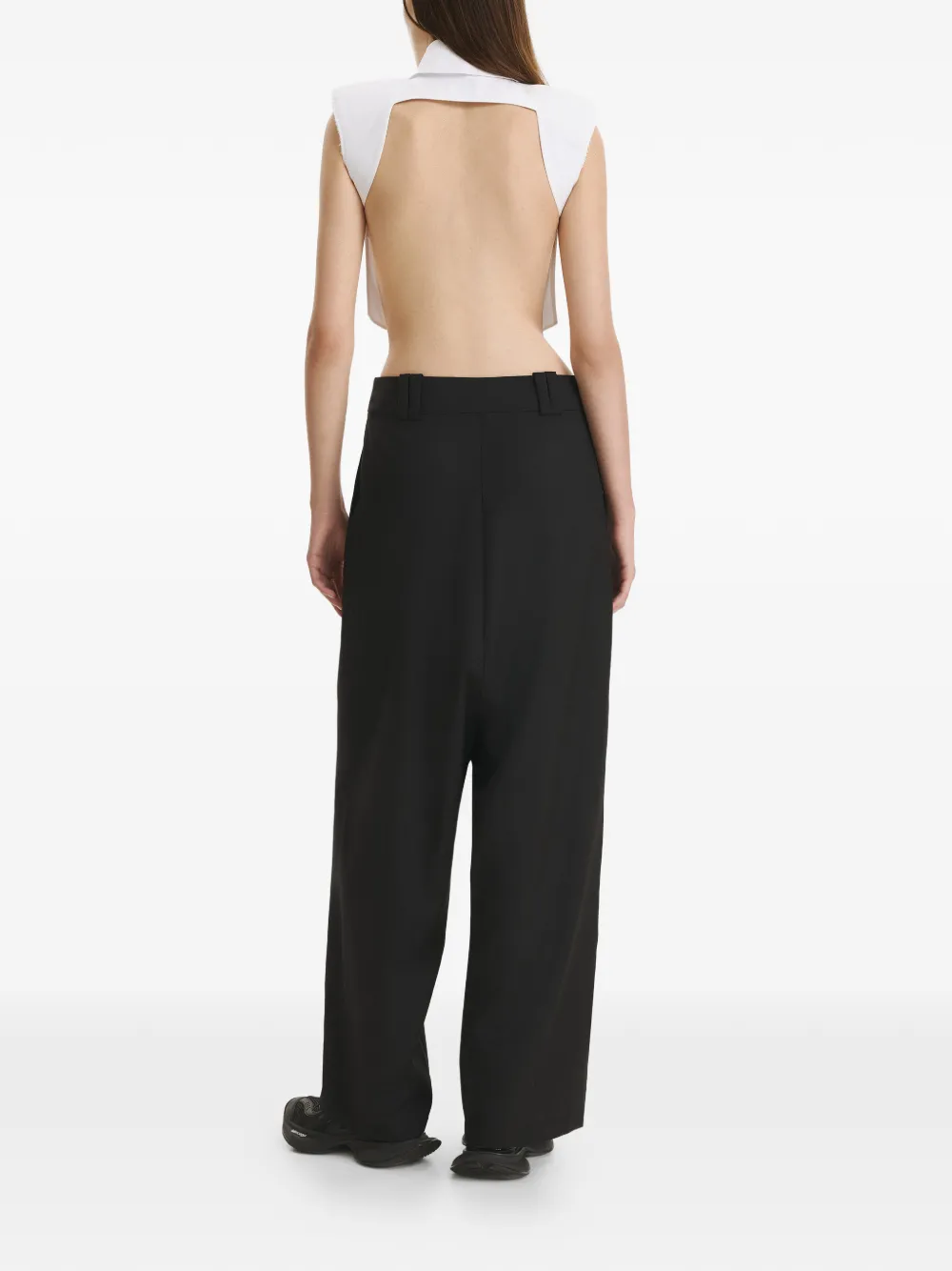 Vestiaire d'un Oiseau Libre Low-waist broek Zwart