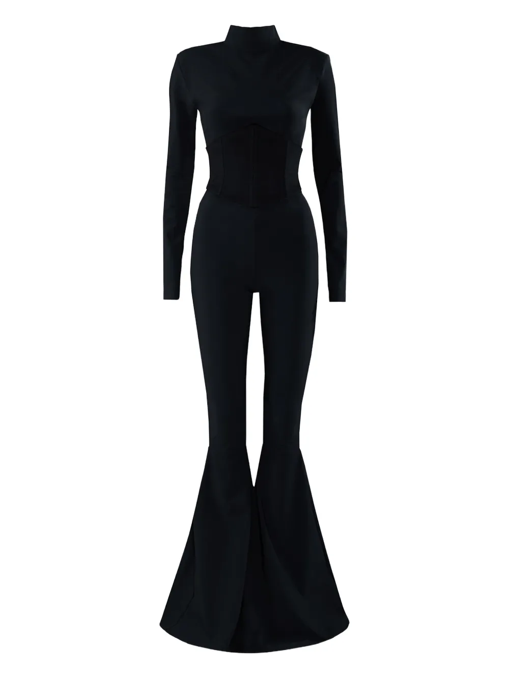 Vestiaire d'un Oiseau Libre flared jumpsuit - Nero