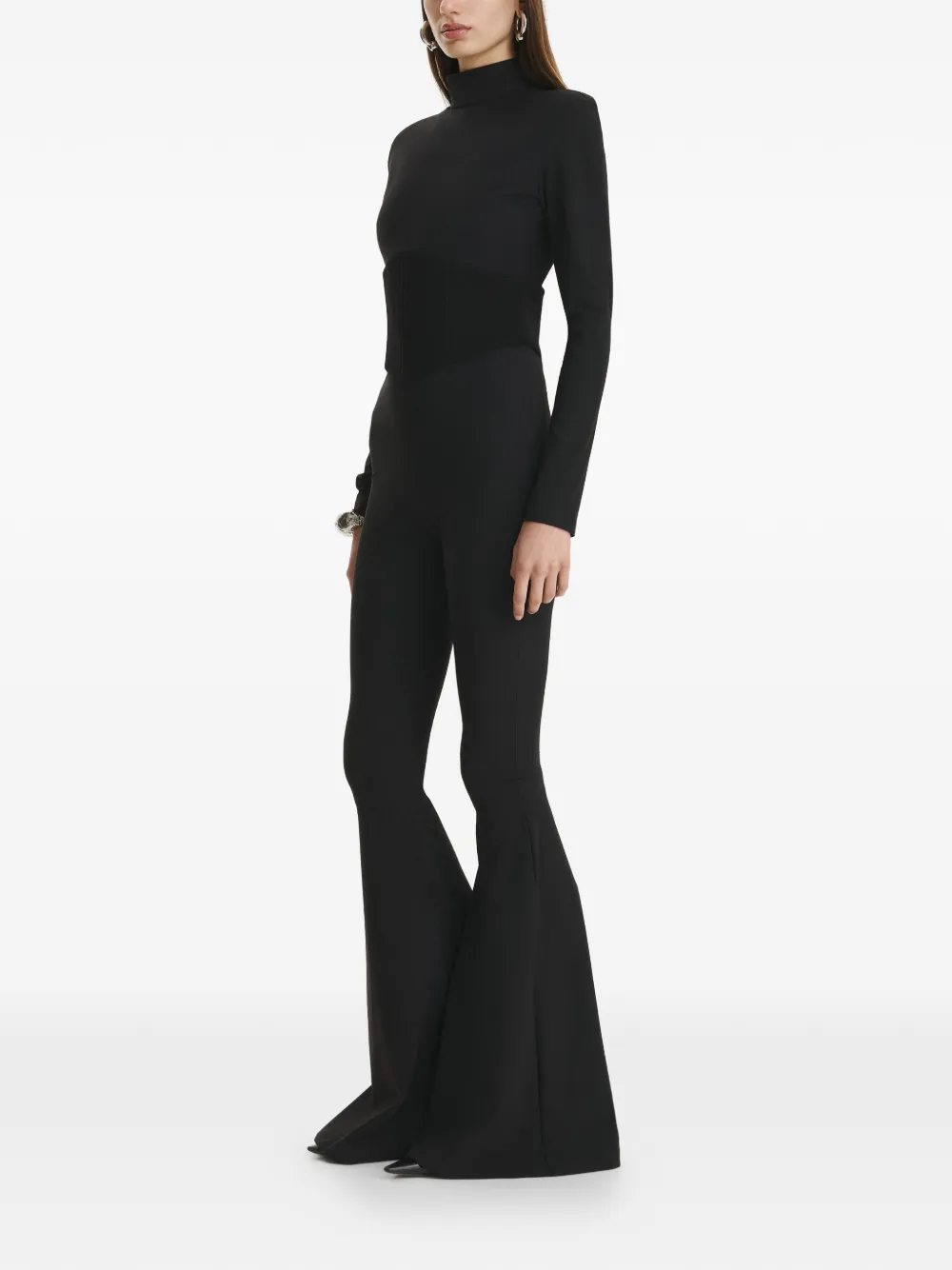  Vestiaire D'un Oiseau Libre Flared Jumpsuit - Black 