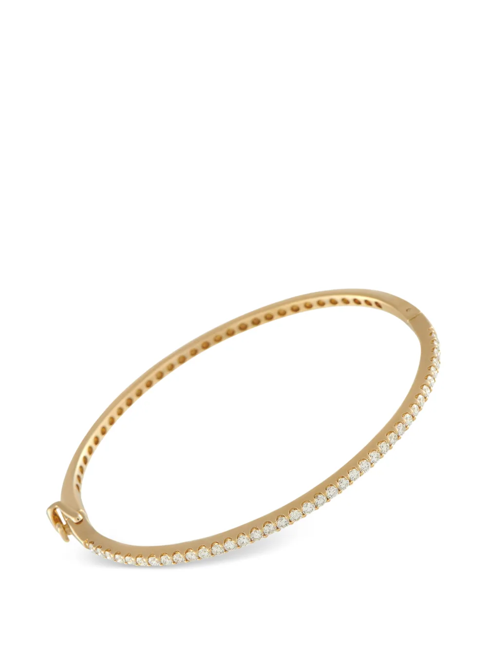 LB Exclusive 14K yellow gold diamond bangle bracelet - Oro