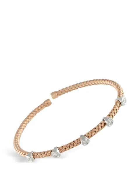 LB Exclusive brazalete en oro rosa y blanco de 14kt con diamantes