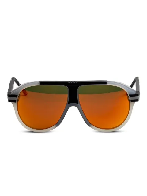 Thom Browne Eyewear نظارة شمس بإطار مستدير