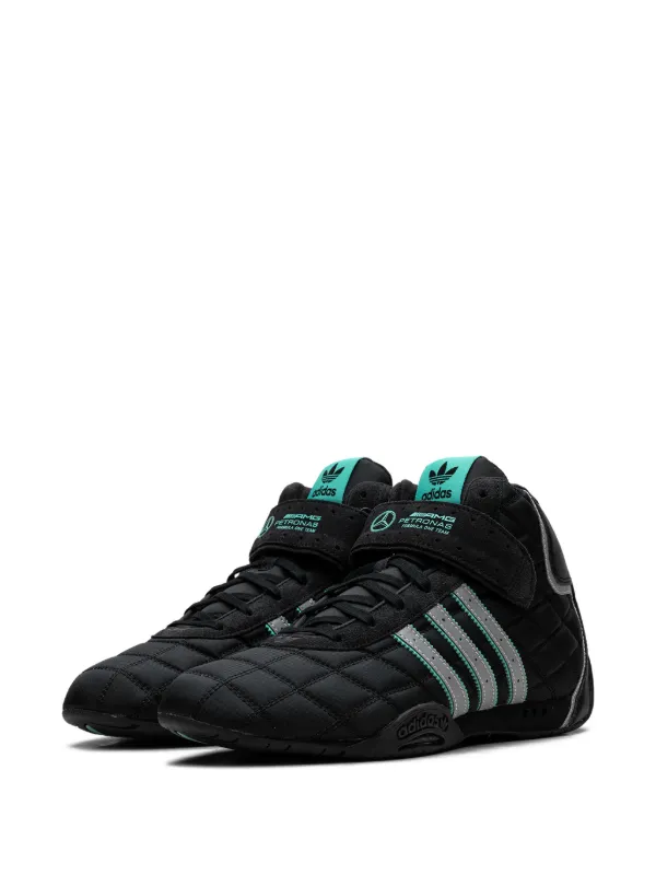 adidas gazelle silver green womens Patrick Shoes MONACO White Black Leather Trainers