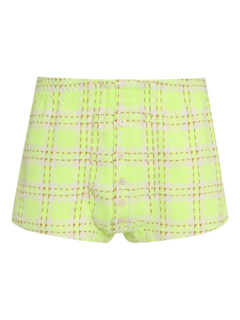 À La Garçonne Short xadrez