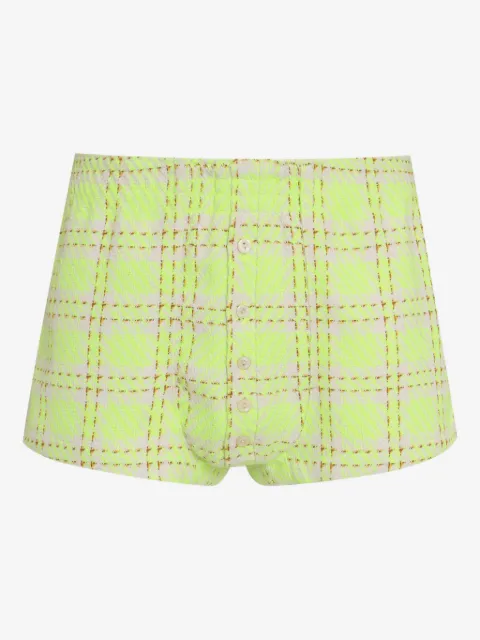 À La Garçonne Short xadrez