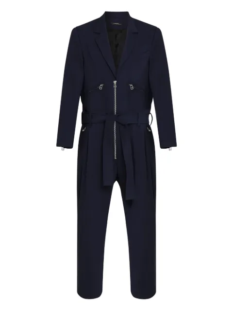 À La Garçonne Macacão de alfaiataria com zíper