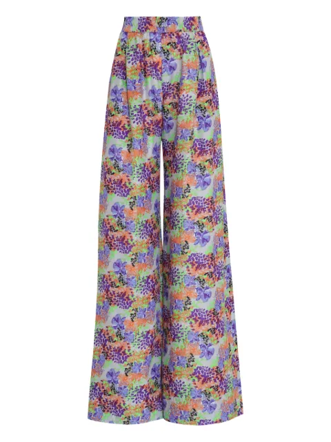 À La Garçonne Calça com estampa floral