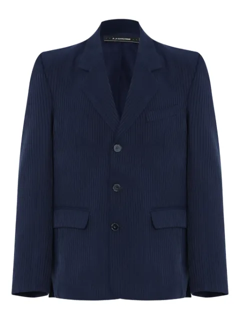 À La Garçonne Blazer com abotoamento e aba no bolso