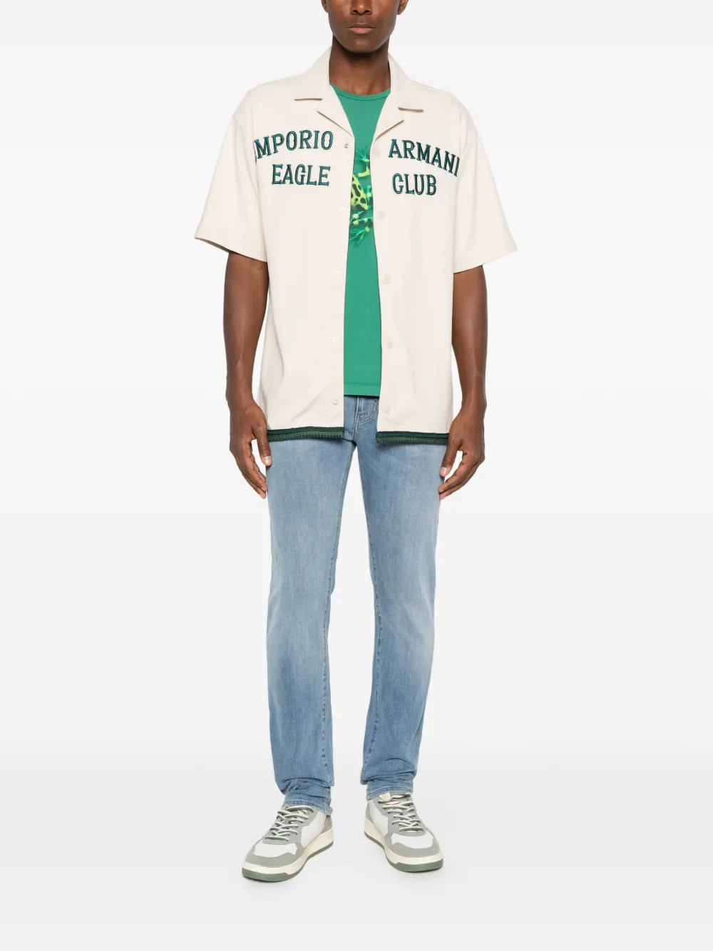 Emporio Armani Jeans met vijf zakken Blauw