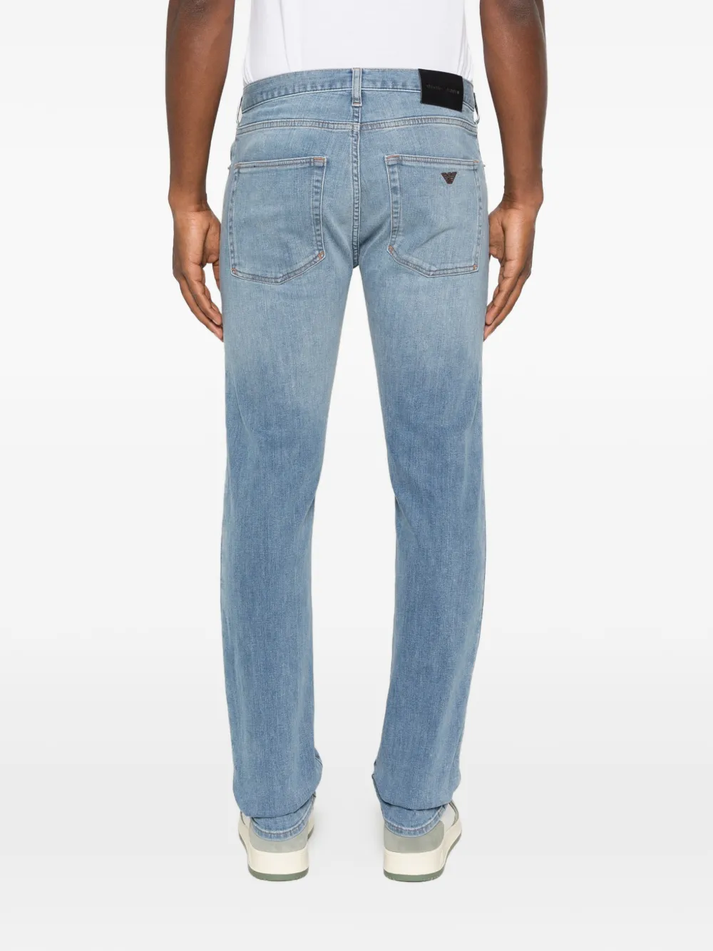 Emporio Armani Jeans met vijf zakken Blauw