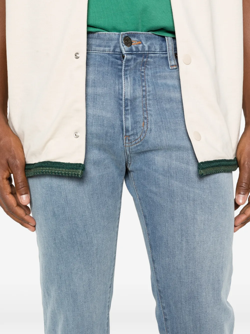 Emporio Armani Jeans met vijf zakken Blauw