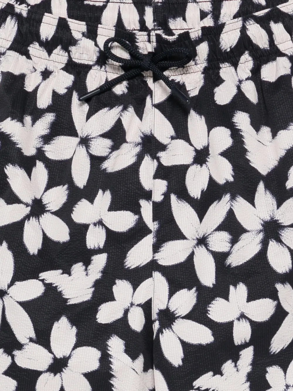Emporio Armani Zwembroek met bloemenprint Blauw