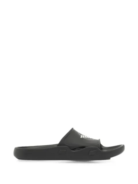 Emporio Armani logo-print slip-on sandals