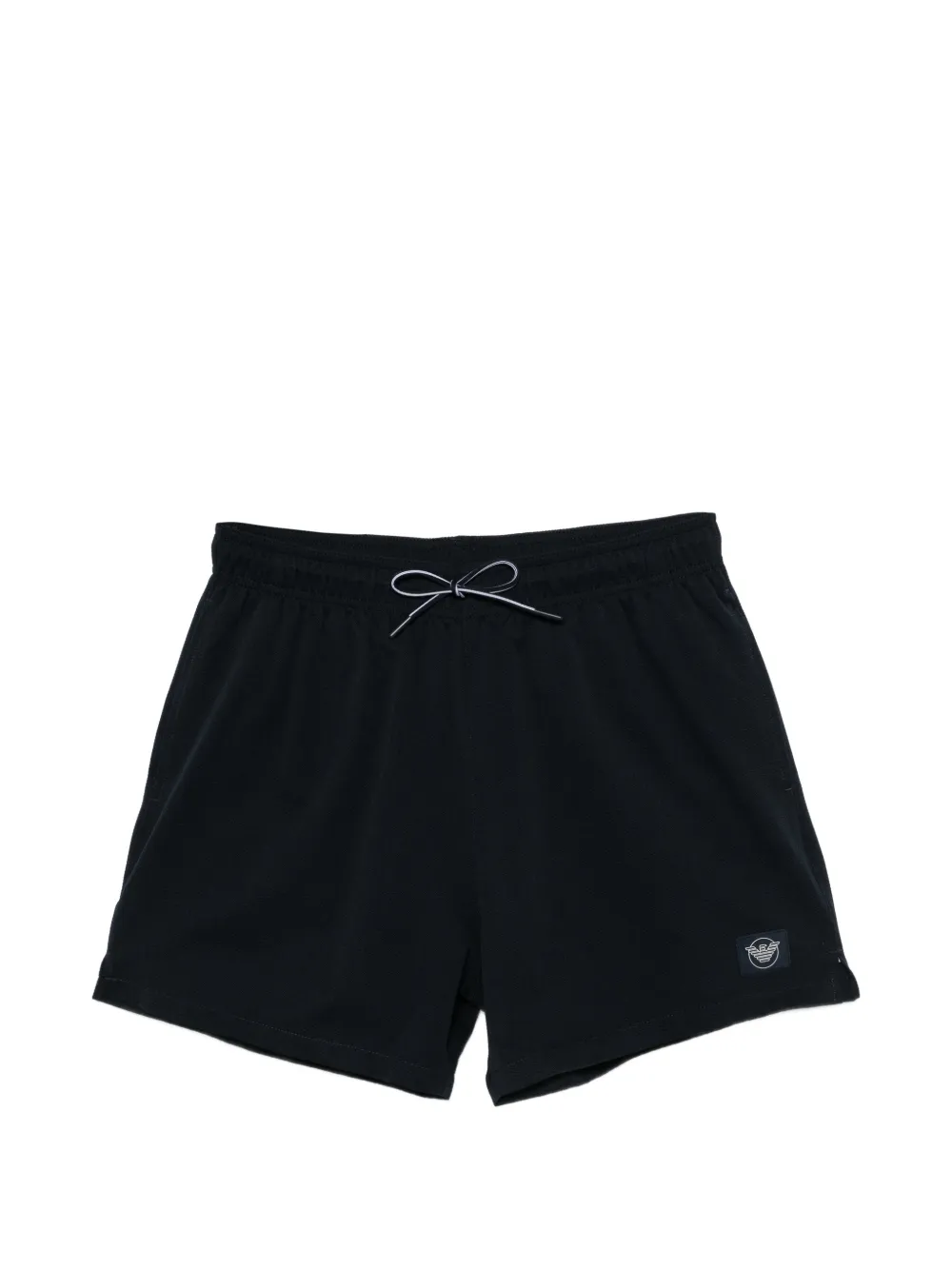 Emporio Armani drawstring label shorts - Blau