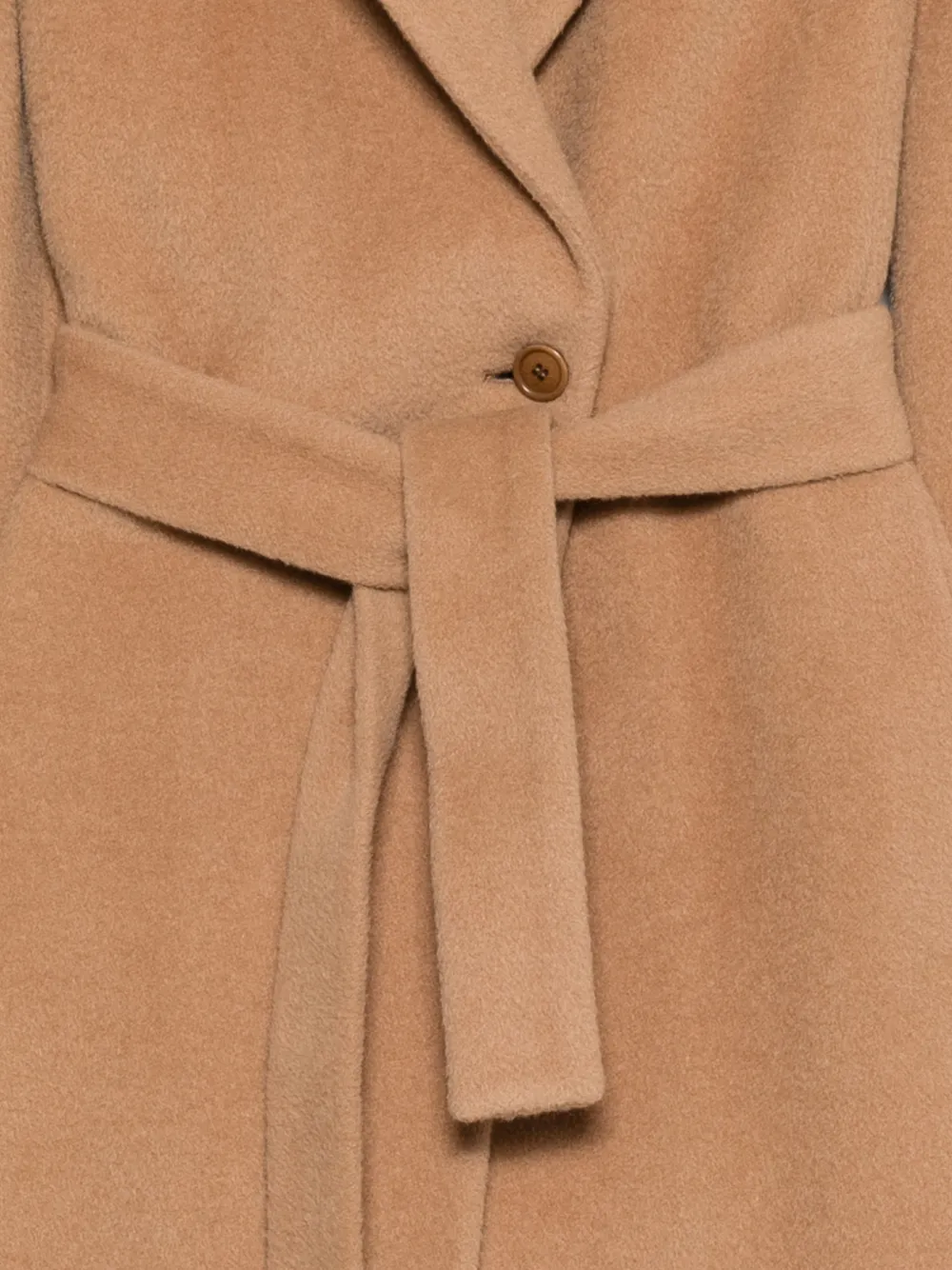 Belted Single-Breasted Coat
