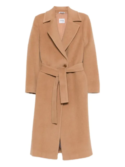 Gianfranco Ferré Pre-Owned belted single-breasted coat