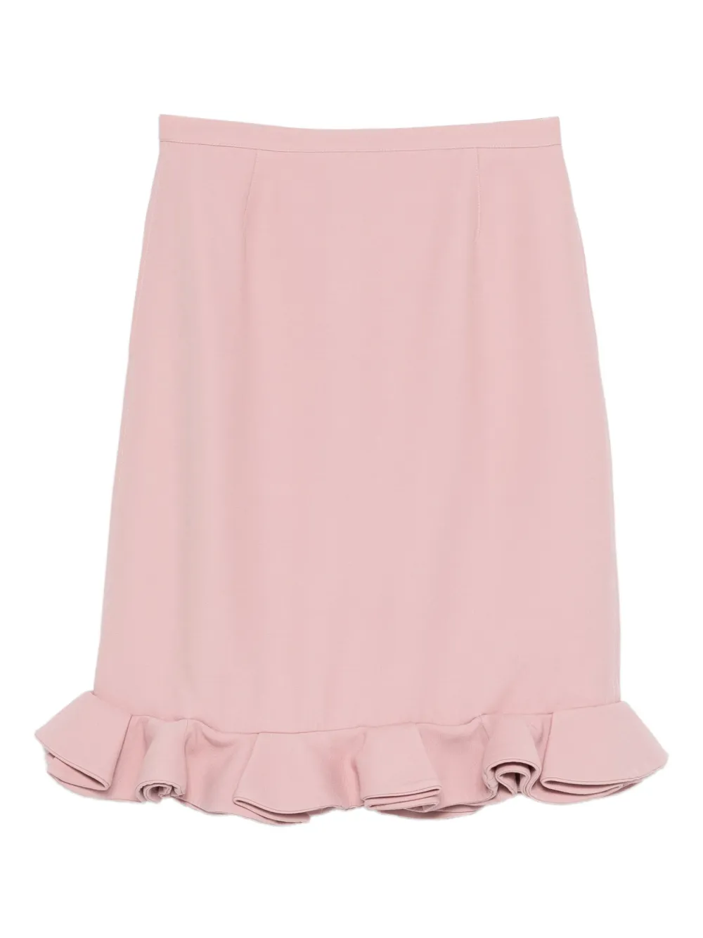 Valentino Pre-Owned ruffle pink skirt - Rosa