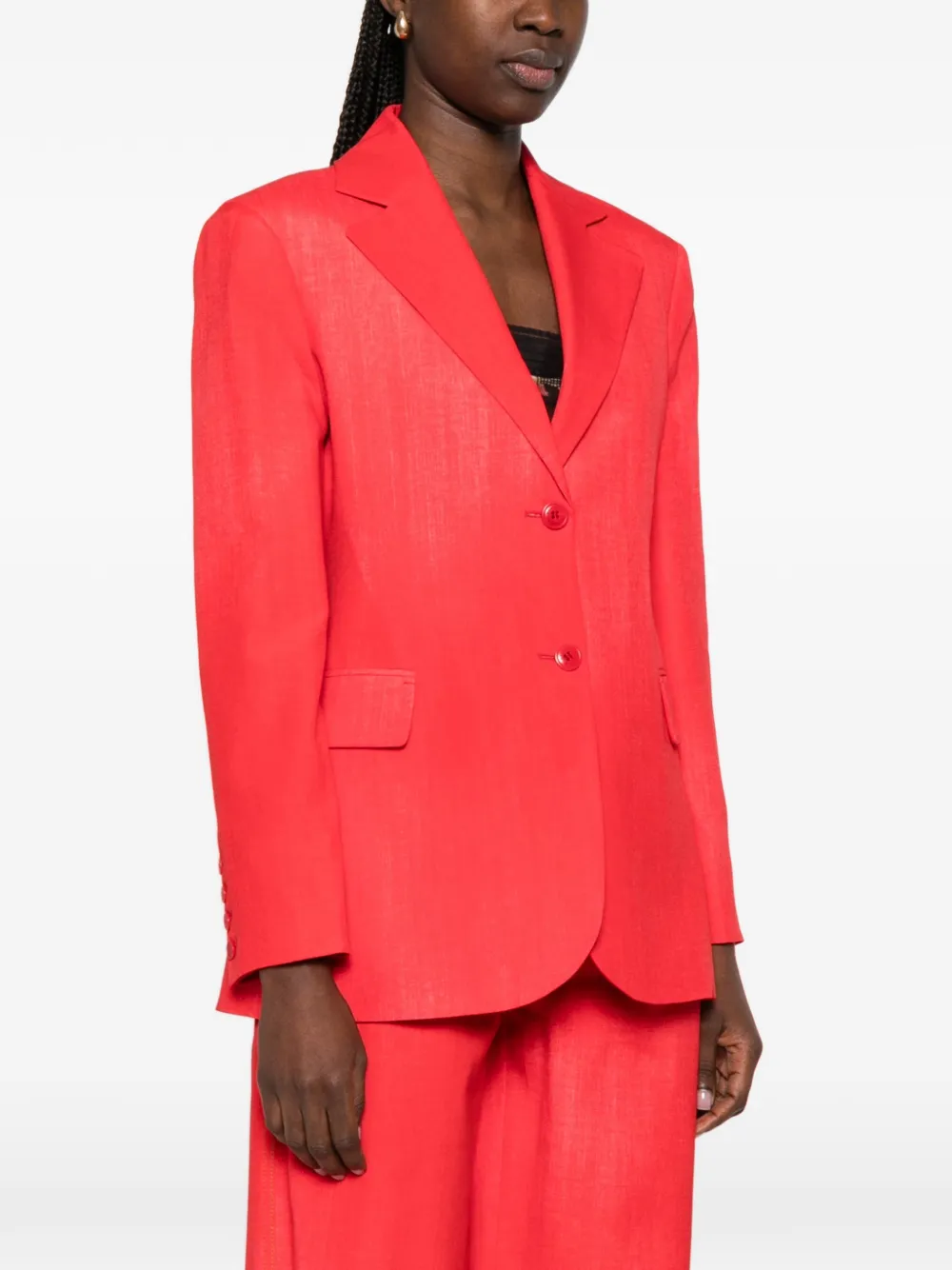  Ermanno Scervino Flap-pocket Blazer - Red 