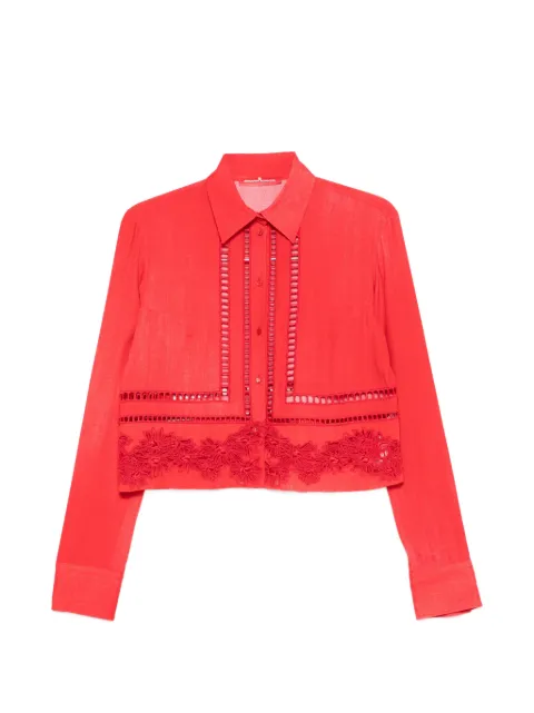 Ermanno Scervino lace-insert shirt