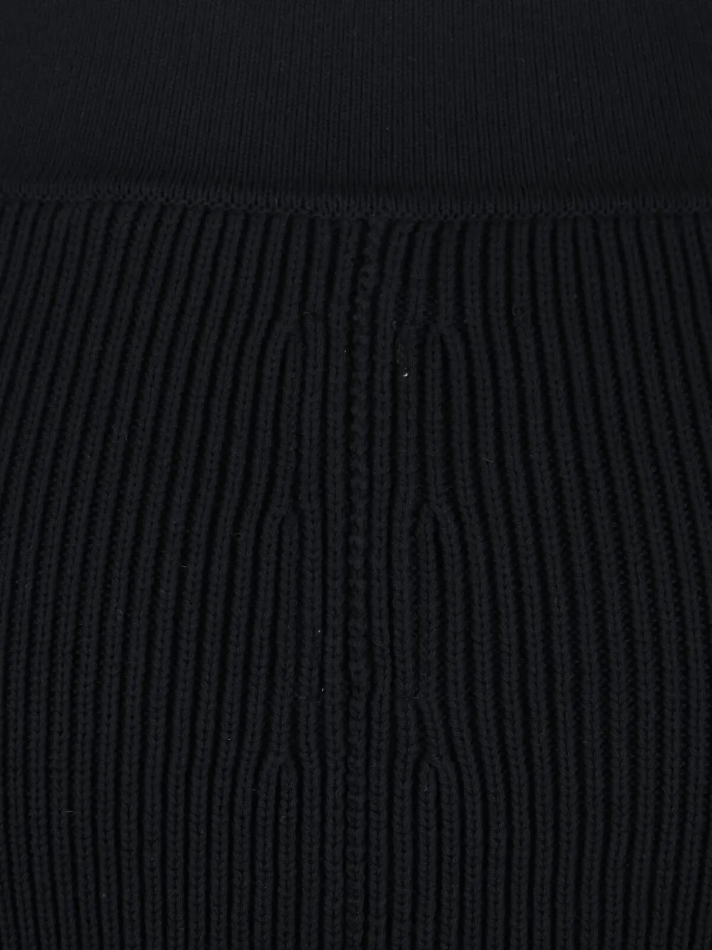 Rick Owens Wool Midi Skirt In Black