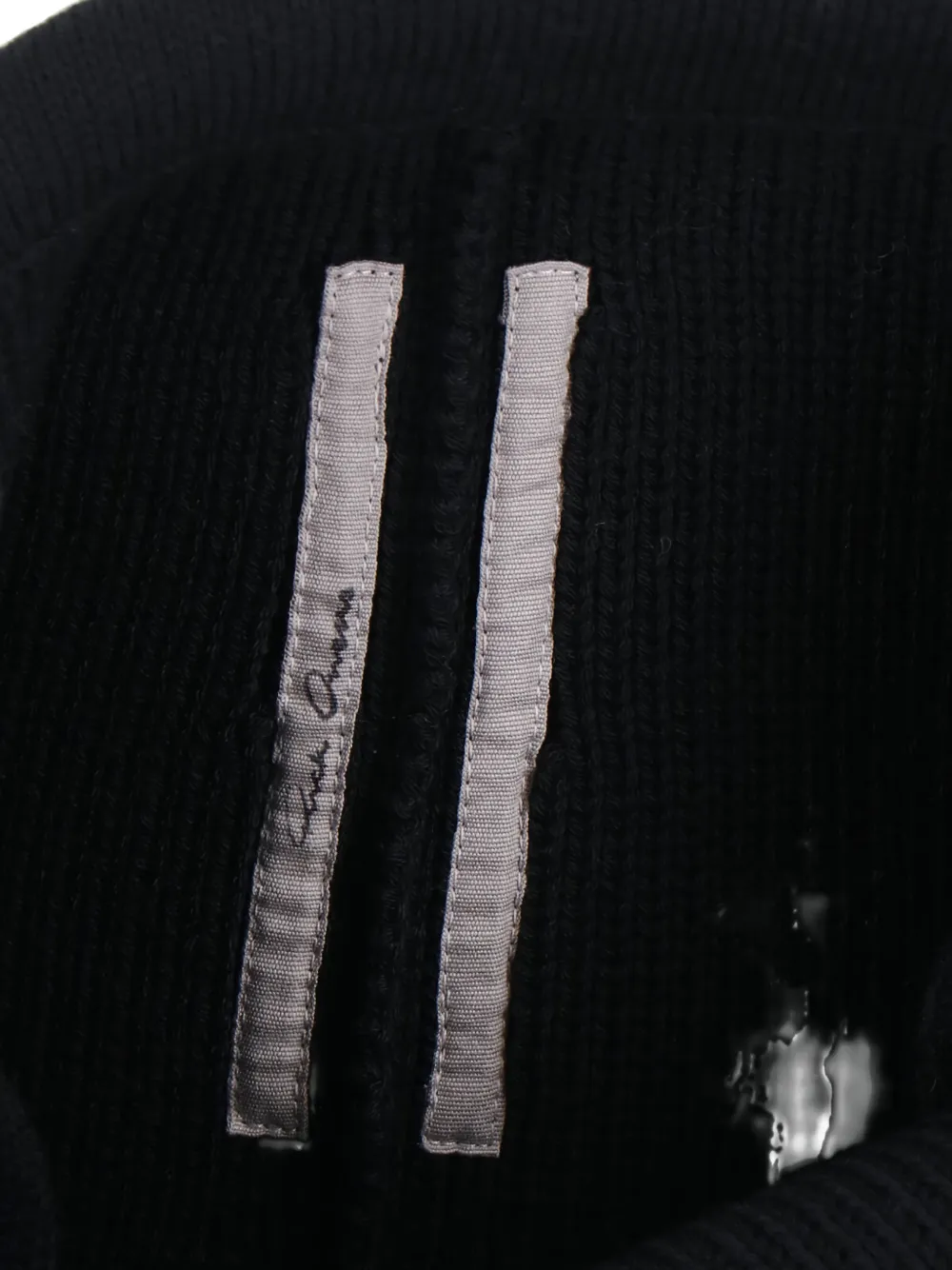 Rick Owens Wool Midi Skirt In Black