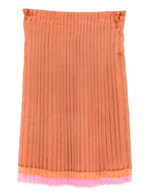 Issey Miyake Pre-Owned three -layer pleats skirt