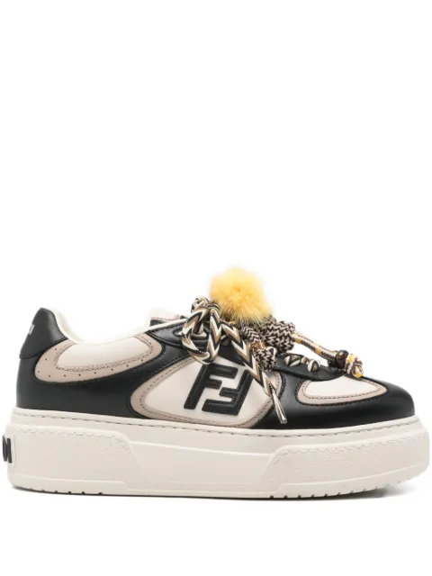FENDI logo-plaque platform sneakers