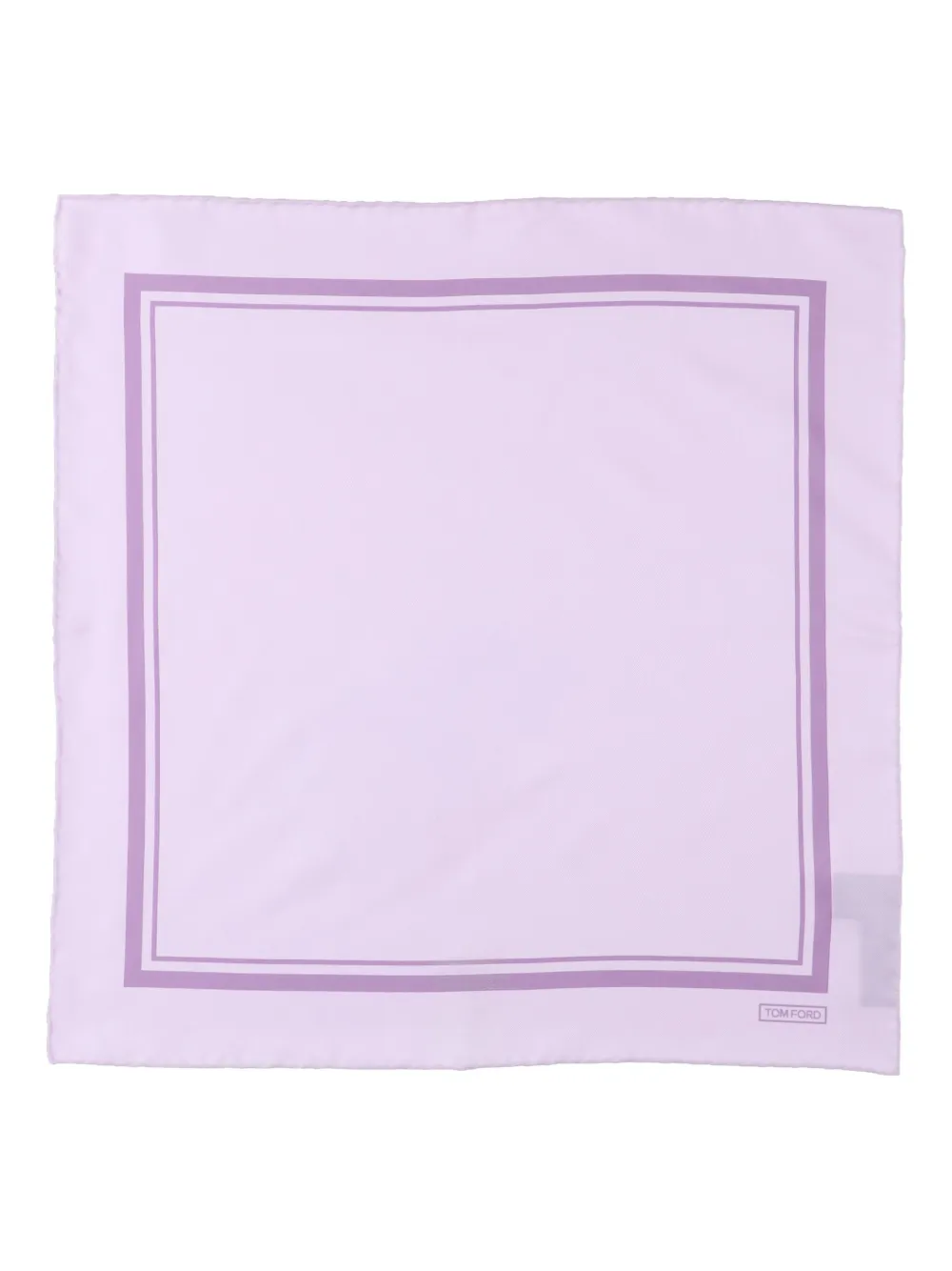 TOM+FORD+carre+de+poche+en+soie+-+Violet