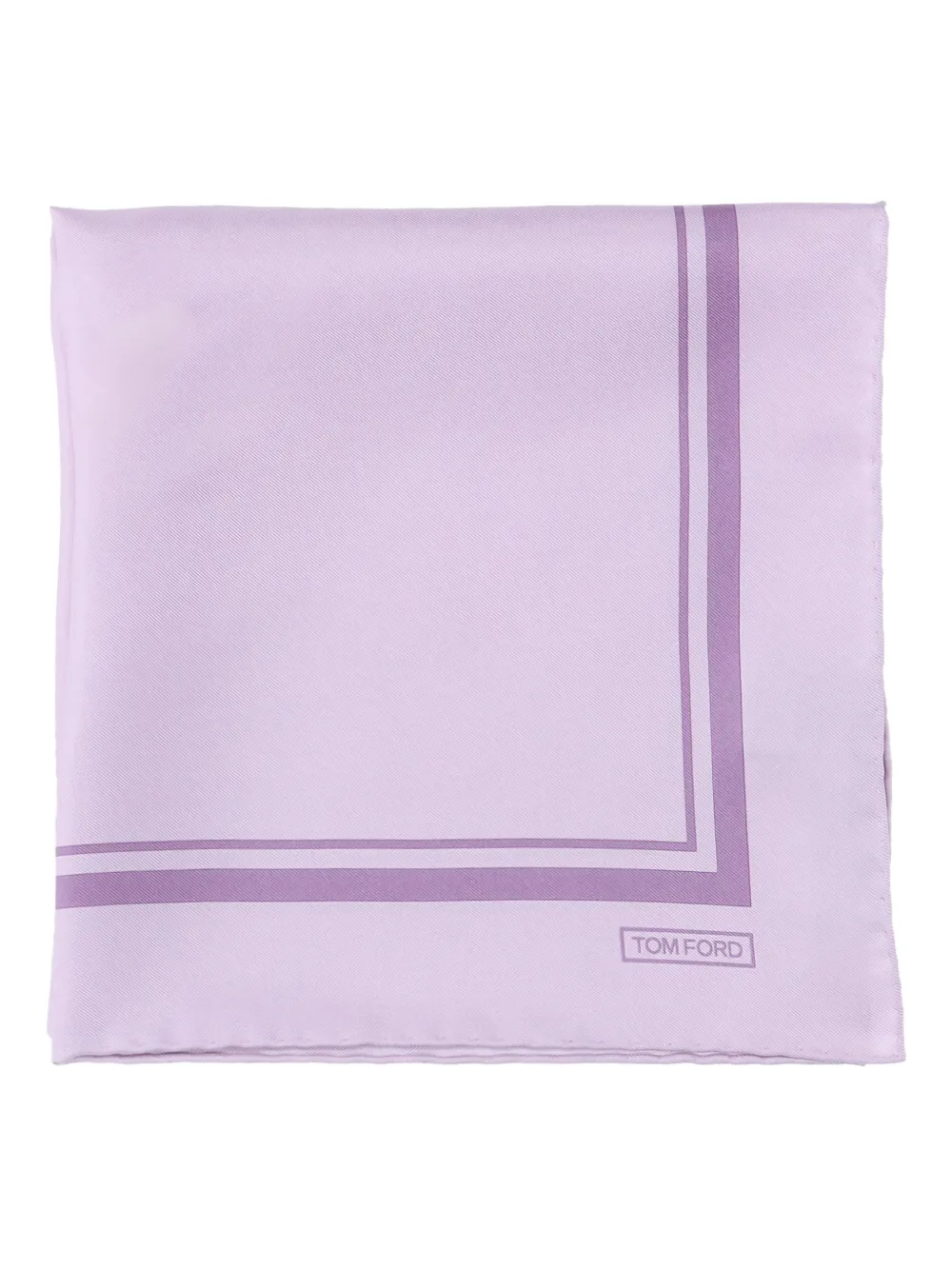 TOM FORD silk pocket handkerchief - Paars