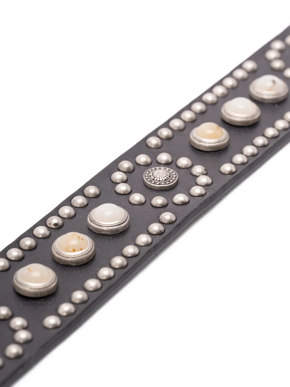Golden Goose Riem met studs Zwart