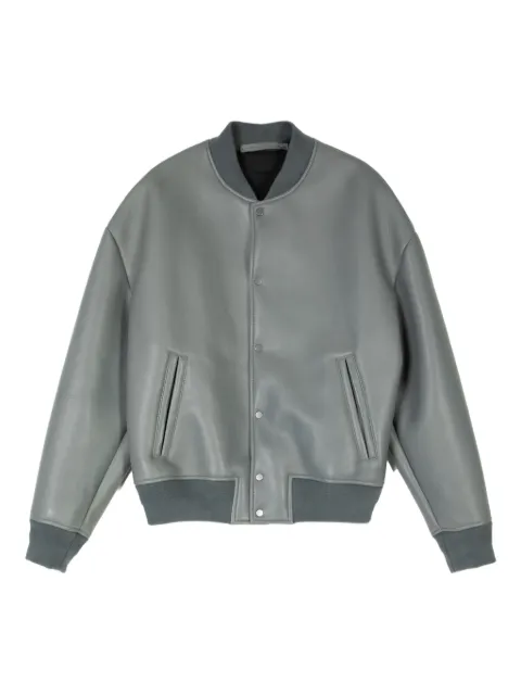 Salvatore Santoro leather bomber jacket