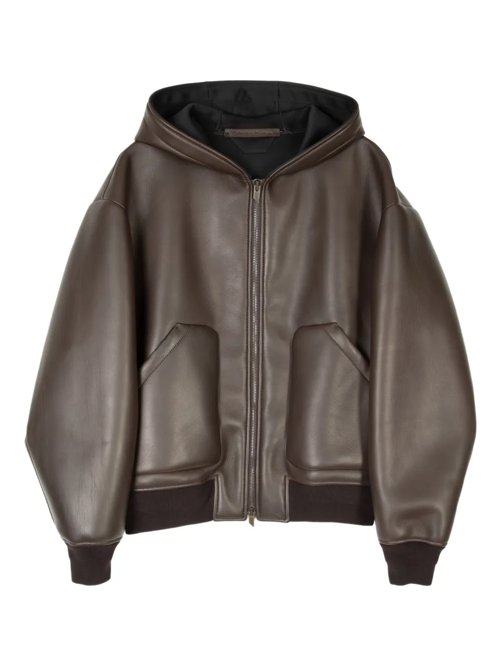 Salvatore Santoro leather jacket - Marrone