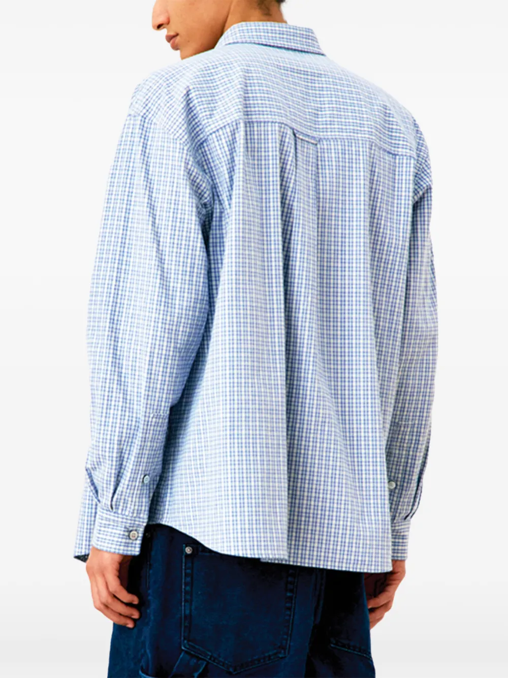  Coor Check-pattern Shirt - Blue 