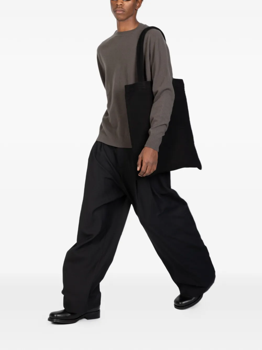 Grifoni crew-neck sweater - Bruin